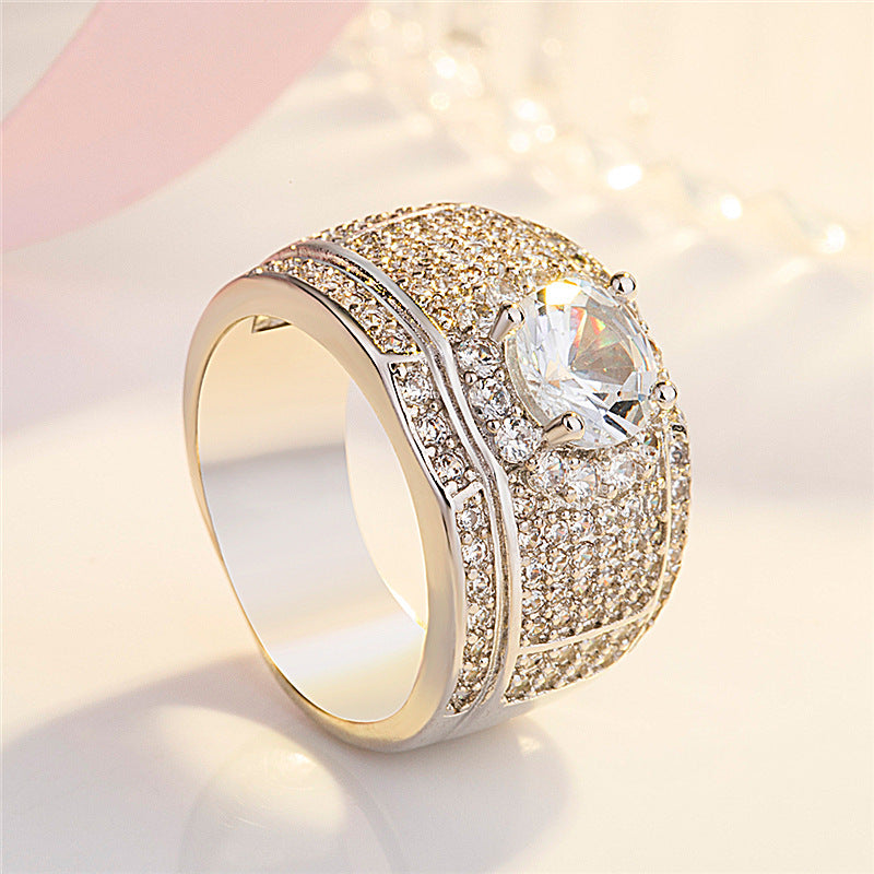 Unisex diamond ring