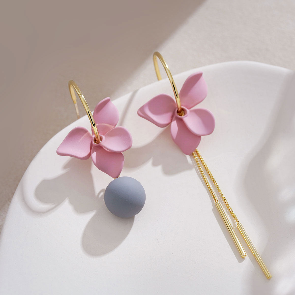 Lily Flower Fairy Long Earrings