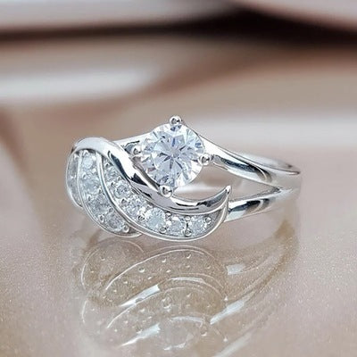 Angel Wings Micro Zircon Ring