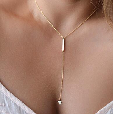 (Multiplicate styles in)Simple Temperament Metal Clavicle Chain Necklace