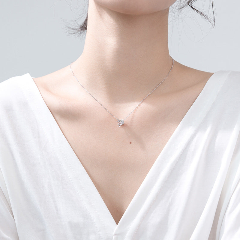 Diamond Crown Clavicle Chain Chocker Necklace