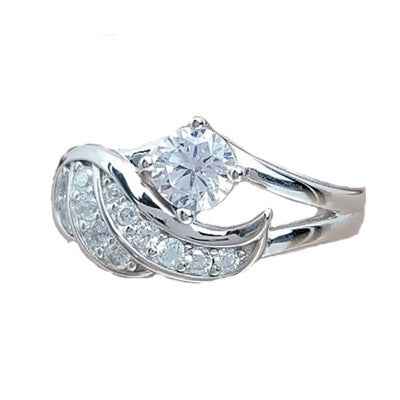 Angel Wings Micro Zircon Ring